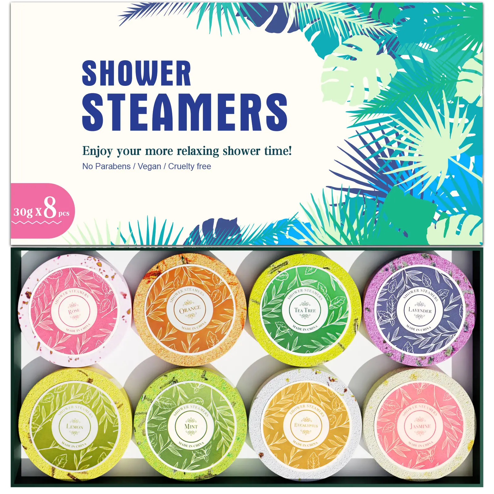 Shower Steamers Aromatherapy Gifts for Women – Shower Steamer with Essential Oils, Self Care Relaxation Home SPA, Eucalyptus & Lavender Shower Bombs for Mom Wife Birthday Gift