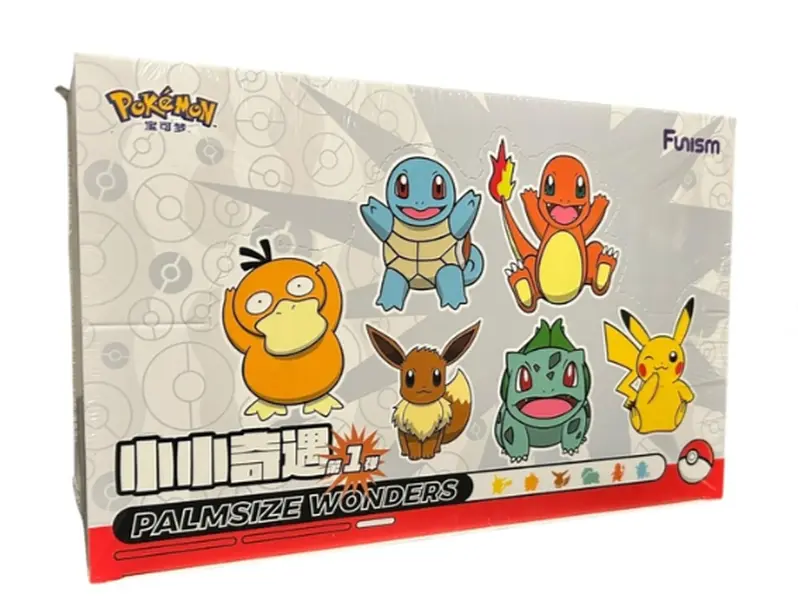 Pokémon Palmsize Wonders PokeBall Vol.1 Display, Collectible Figurines Blind Bag for Blind Bag Unboxing