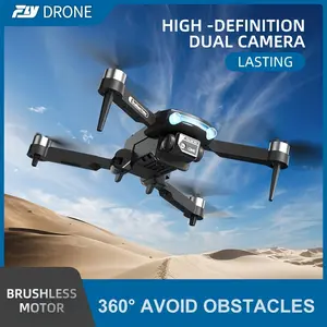 Mini 4K Camera Drone Model 169, Dual Battery, Foldable RC Quadcopter for Kids & Beginners with One Key Take Off/Landing, Gesture Selfie, Headless Mode, Waypoint Flight (Black)