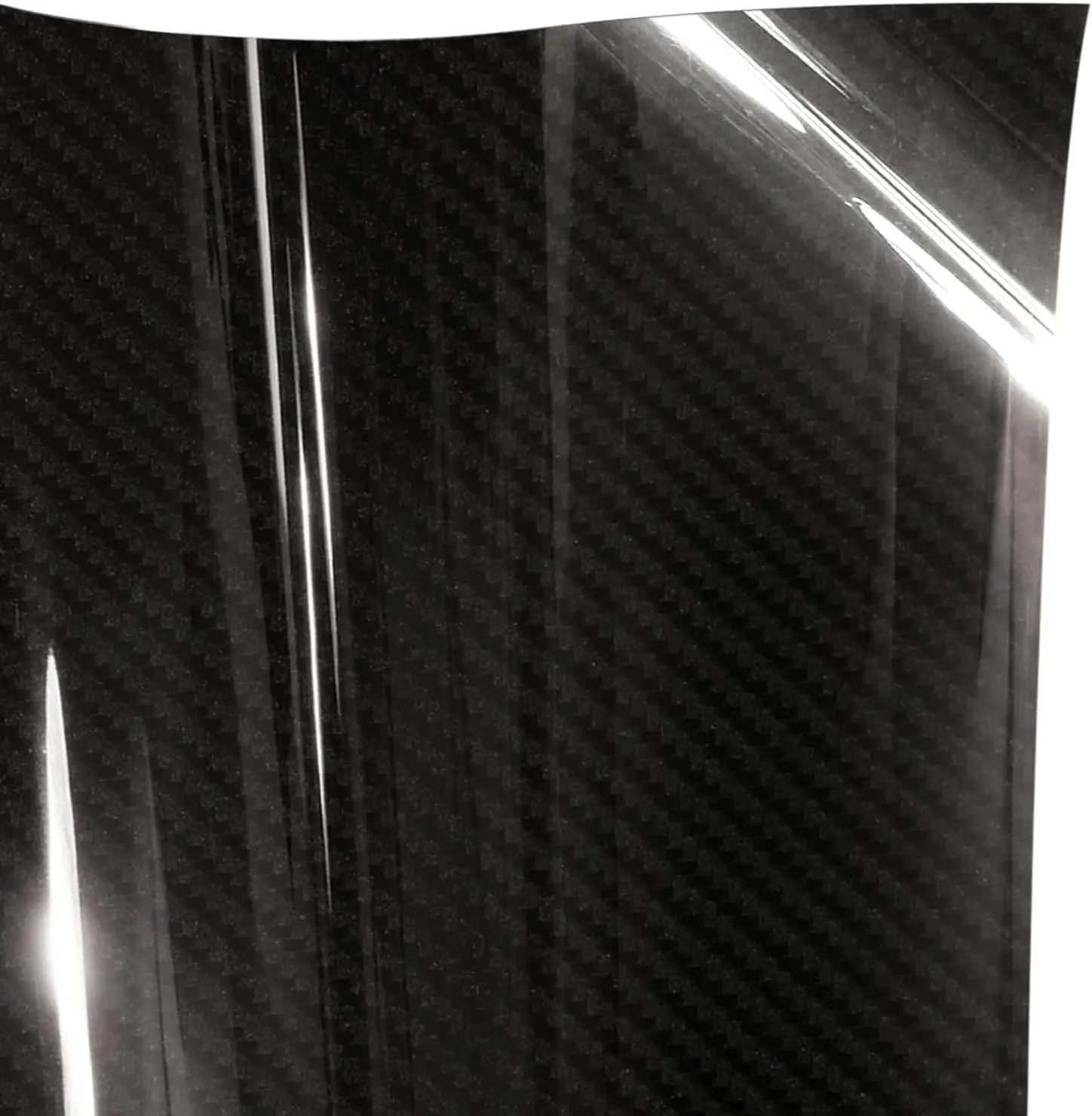 Tek R Full-Gloss Black, Highly Weather-Resistant Vinyl Wrap Film Roll (17.75in x 5ft)
