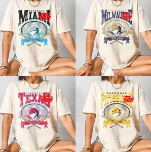 Baseball 2025 All Team T-Shirt, Unisex Fan Tee, Game Day Outfit, Sports Graphic Shirt, Baseball Lover Gift 2U7JC