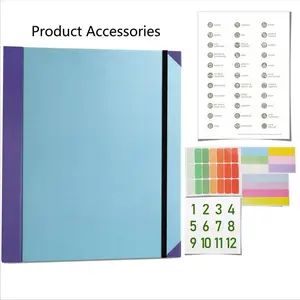 File Folder, 1 Count Envelope-closure Cover Design Portable Foldable File Folder, Pastel Color File Storage Folder, Office Stationery & Supplies