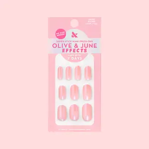 Olive Y'all | Short | Round - Tab Press-On