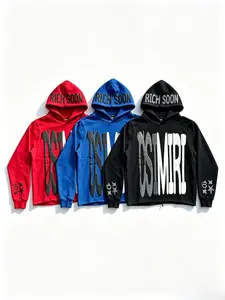 Men's Unisex OSIMIRI Letter Print Hoodie -Harajuku Star Pullover Sweatshirt, Hip Hop Streetwear, Machine Washable, Back To School Outfits, Autumn Winter Gift