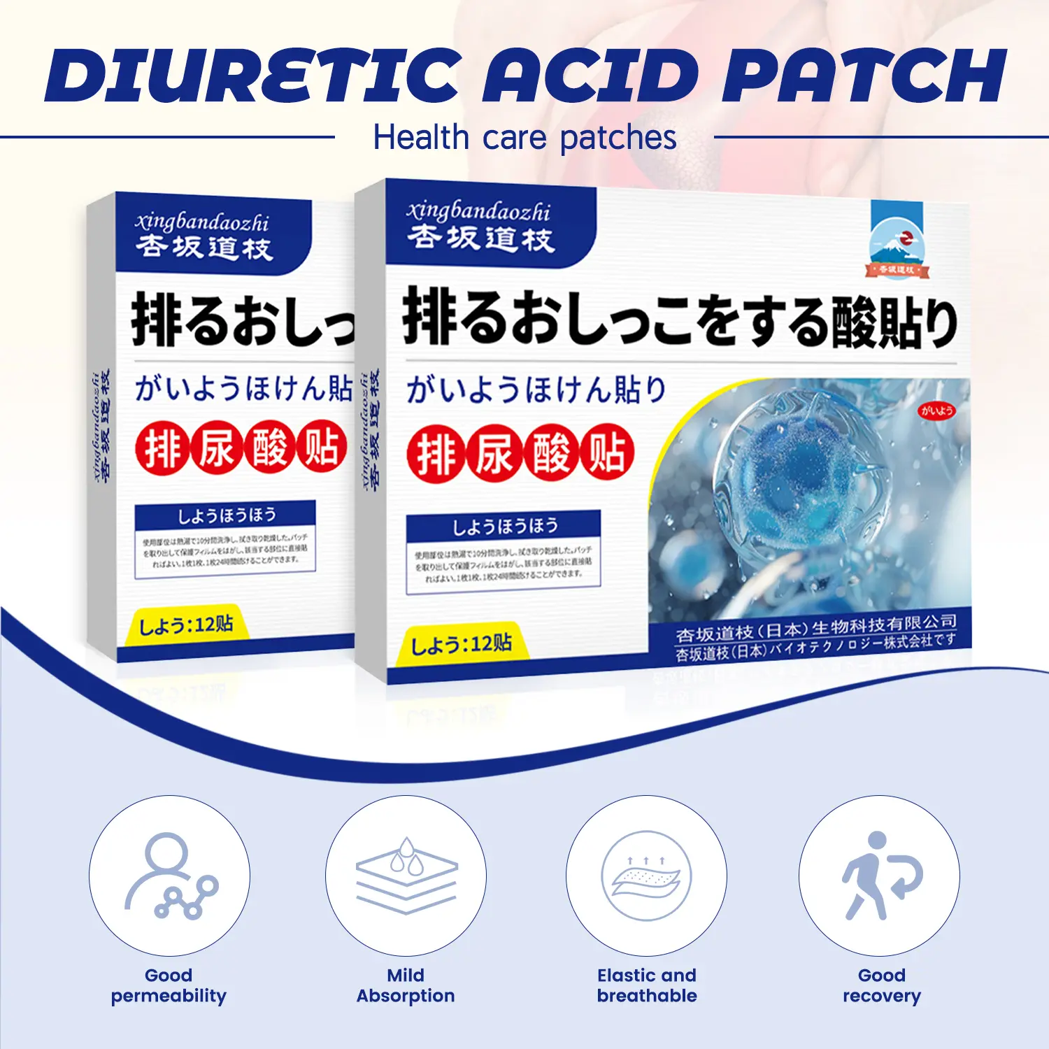 Herbal Uric Acid Discomfort Relief Heat Patch, 50g Therapeutic Healthcare Solution, Adult-Focused Beauty & Personal Care Therapy Patch,summerwins
