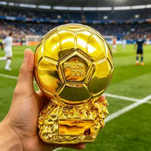 Golden Ball Trophy Model, Football Match Personal Golden Ball Award, Fan Memorial Gift, Personalized Tribute, Collector's Item, Soccer Memorabilia