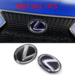 Crystal Emblem for Lexus Hybrid Car Badge, Front Grille Emblem, Rear Sticker, Lx Nx Rx Modification Accessories, Automobile Decals