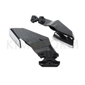 Honda Cbr500r Cbr650r Cbr1000rr Motorcycle Carbon Fiber Side Mirror Fender Adjustable Rotating Rearview Mirror, Durable & Stylish Design
