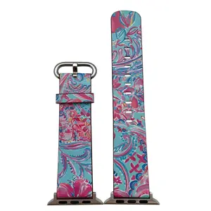 Olivia Pratt Abstract Faux Leather Watch Band #14