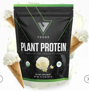 VEDGE Plant Protein Organic Vegan Protein Supplement with Optimal Amino Acid Profile for Muscle Synthesis 27.85 oz