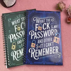 Funny Password Organizer Notebook | Secure Website Login Tracker Journal, Discreet & Easy-to-Use Password Keeper for Home & Office money savings book