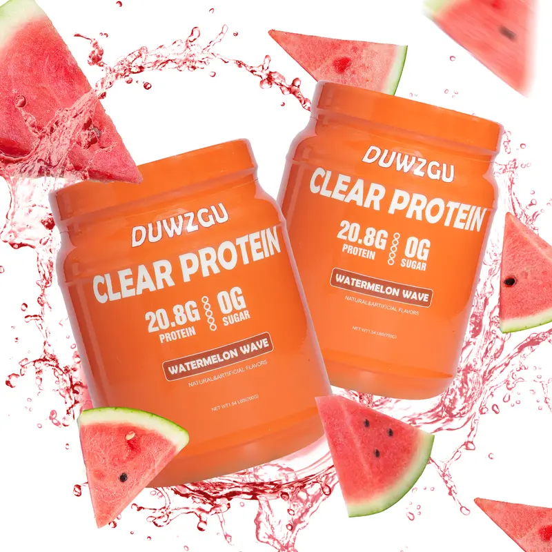 Clear Whey Protein Isolate Powder Zero Sugar Soy-Free Muscle Post Workout Recovery Fitness Endurance Supplement Healthcare Fitness