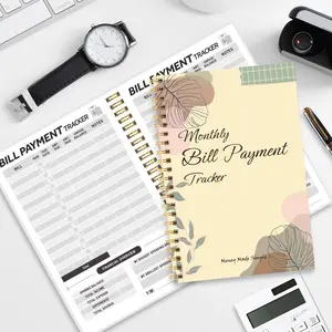 Monthly Bill Payment Tracker Notebook, Budget Planner, Undated Finance Management & Budgeting Ledger with Checklist for Bill Tracking and Payment Recording