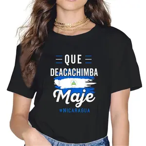 Unisex 100% Cotton Nicaragua Flag Graphic T-Shirt - Fashion Casual Fit Prints, Nicoya Pinoleros Nica Camiseta for Men's Tops