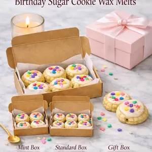 Birthday Sugar Cookie Scented Wax Melts – Sweet Vanilla Frosted Cookie Scent