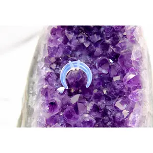 Opalite Septum / Ear Pincher Organic Gauge - Sold Per Piece