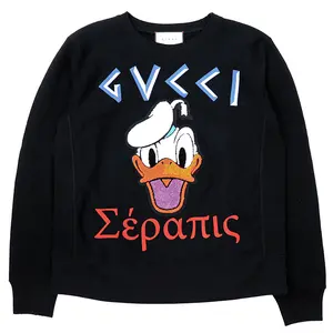 Pre-owned GUCCI Cotton Small Leather Goods Disney Sweatshirt