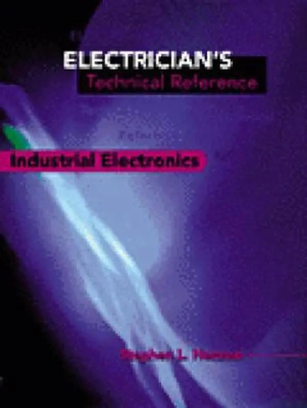 Used Hardcover Book - Electrician's Technical Reference: Industrial Electronics (1998 Edition, 224 Pages) by Stephen L. Herman, Cengage Delmar, Good Condition, English Language