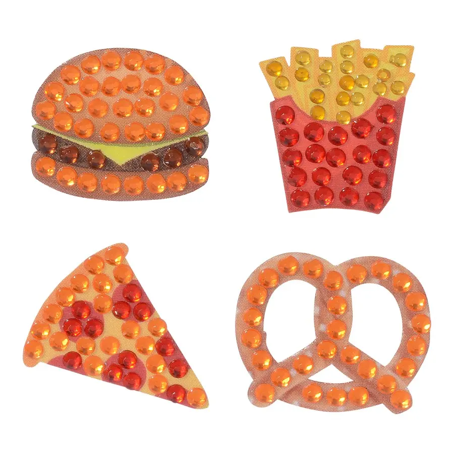 StickerBeans Munchies Baby Beans - Colorful Stickers for Decorative Use, Ideal for Baby Shower Decor and Themed Events