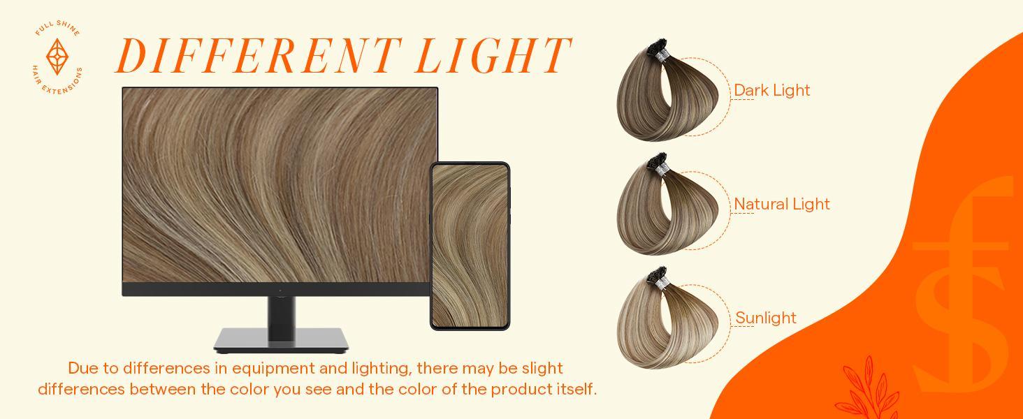 Full Shine Micro Link Hair Extensions Real Human Hair 50G Long Straight Remy Hair Color Micro Loop Human Hair Extensions for Women add Length