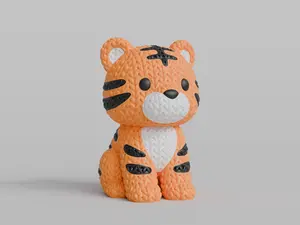 Knitted Tiger