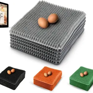 2pcs Pe Chicken Nest Box Mats in, &, Washable & Reusable, Waterproof & Scratch-Resistant with Ventilated Design
