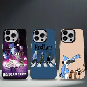 R-RegularES Cute Show Phone Case For iPhone 17,16,15,14,13,12,11,Pro,Max,Plus,E,Air,Mini Black Tpu Cover