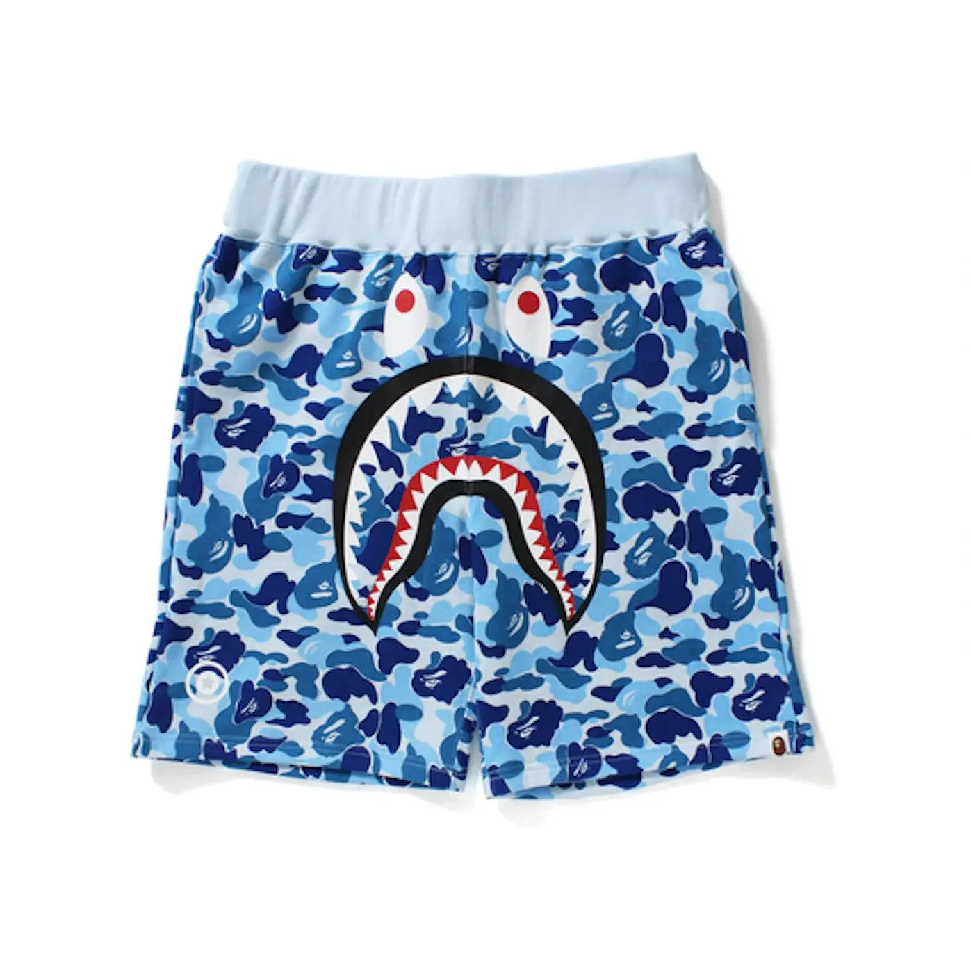 BAPE ABC Shark Sweat Shorts Blue