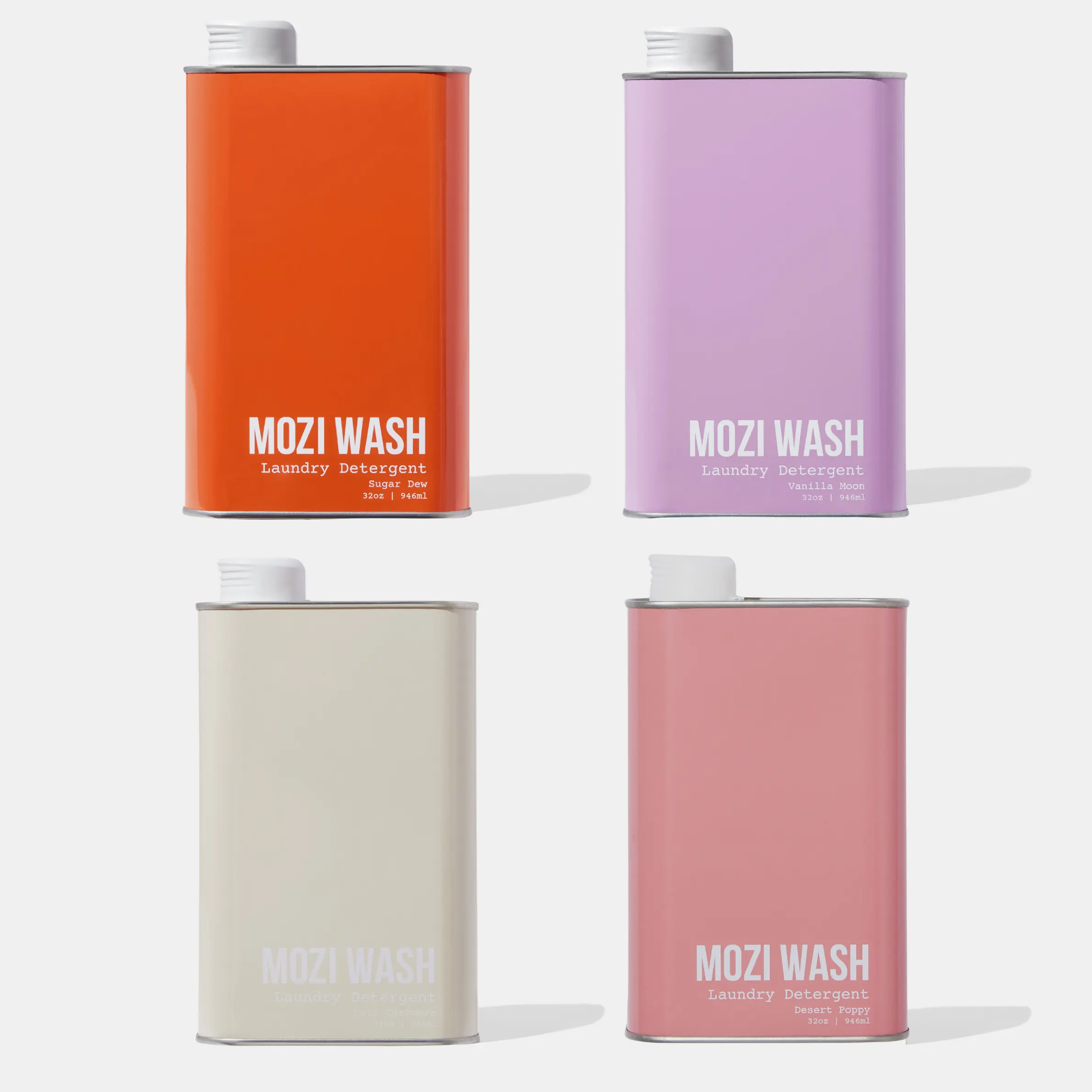 4 Pack Mozi Wash 32 oz Scented Liquid Laundry Detergent (200+ Loads Total) Cozy Cashmere Golden Hour 4 Pack Mozi Wash 32 oz Scented Liquid Laundry Detergent (200+ Loads Total) Cozy Cashmere Golden Hour