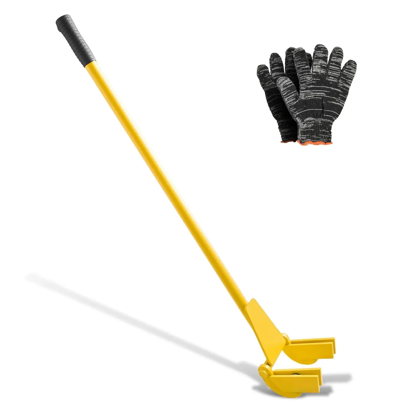 41-Inch Carbon Steel Pry Bar Wrecking Tool | Pallet Buster Bar With 2000 Lbs Capacity, Heavy Duty Deck Board Removal for Flooring, Framing, Roofing, Trim, Drywall, Construction Projects, Long Reach Handle