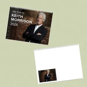 True Crime Keith Morrison 2026 Wall Calendar, Wall Calendar 2025, Keith Morrison Best Lines Graphic Calendar, Home Decorating