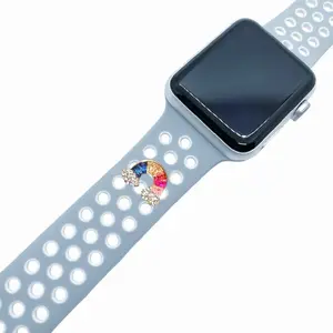 Watch Charm with Rainbow Design for Stylish Accessory