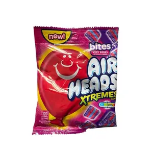 Airheads Xtremes Very Berry Bites 1 Bag 3.8 oz New Flavor 120 Calories Per Serving