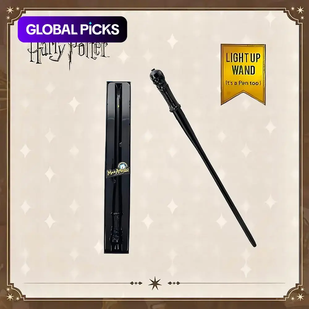 Officially Licensed Harry Potter Magic Wand, Dumbledore Voldemort Hogwarts Wizard Wand Movie Peripheral, Party Dress Up Photo Prop, Room Decoration Ornament, Christmas Halloween Birthday Surprise Gift for Family & Friends #GLOBAL PICKS