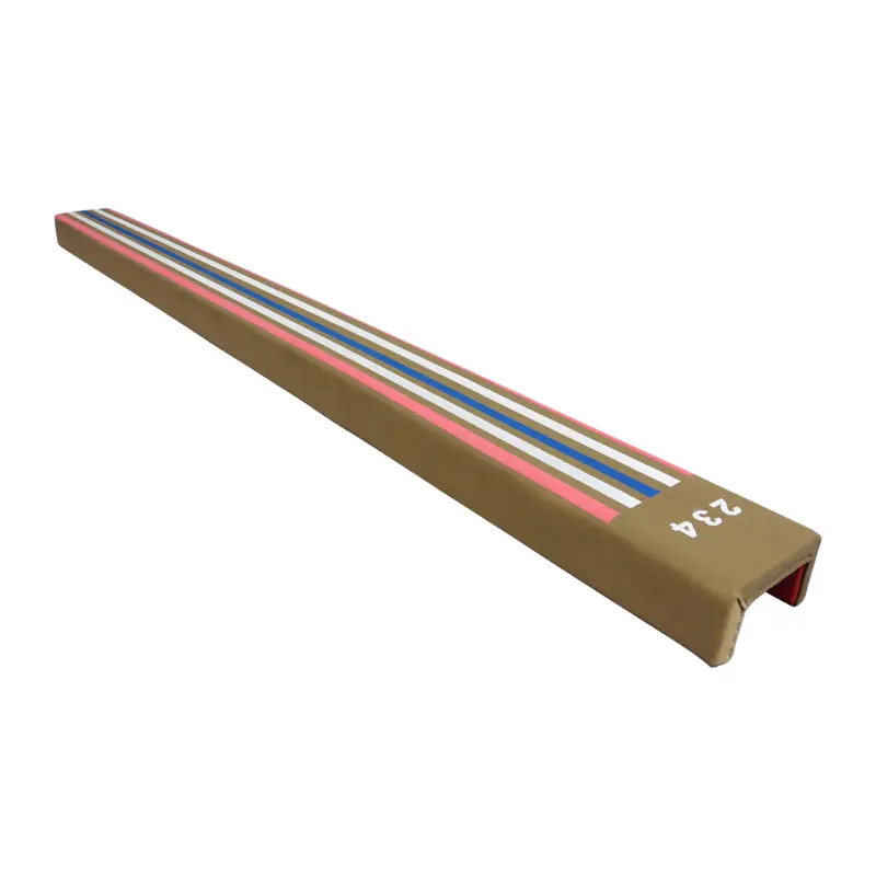 Tumbl Trak Laser Balance Beam 8-ft Conversion Top for Addie Beam & Low Beam - Durable Wood Base with Visual Guidance for Skill Mastery