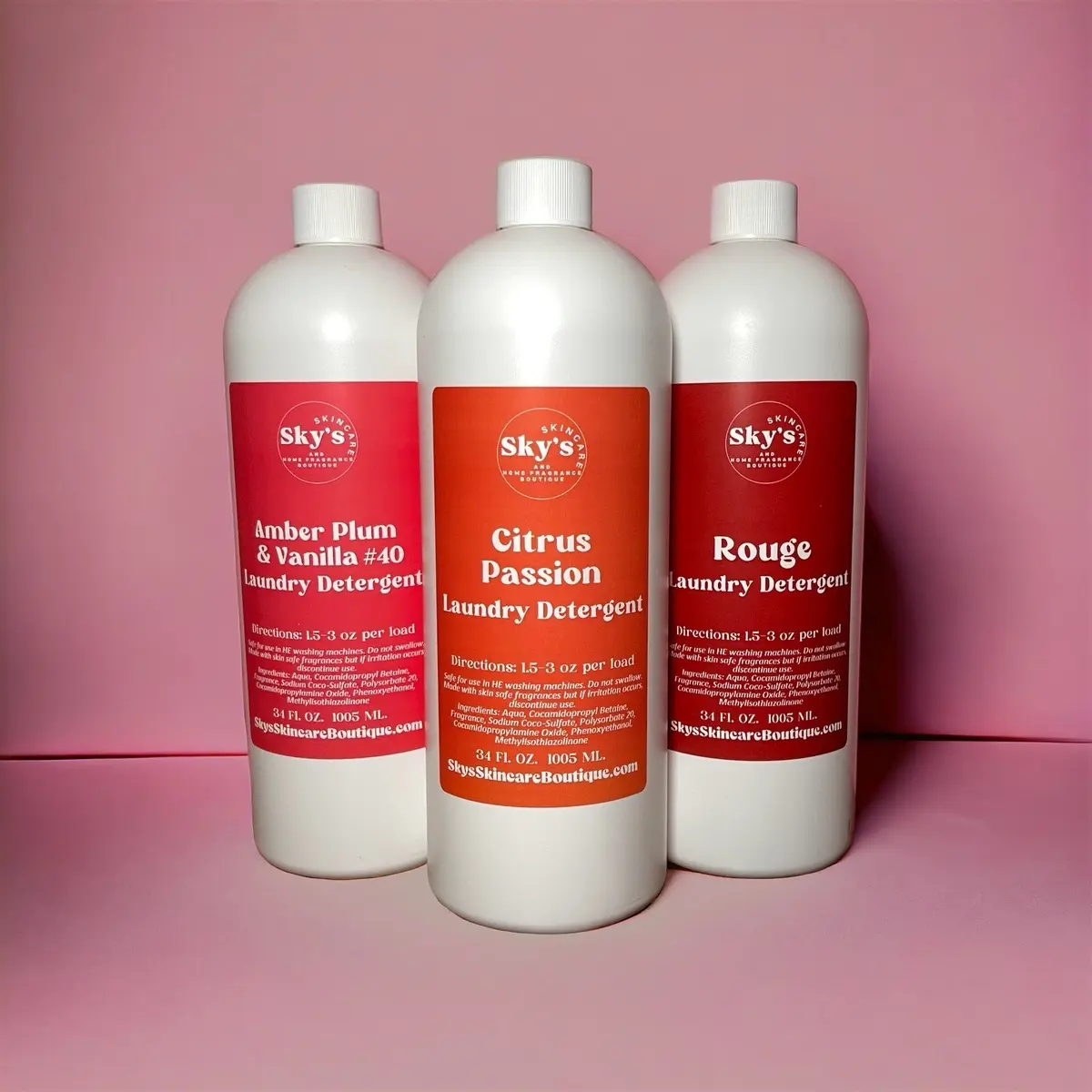 Liquid Laundry Detergent 32oz phthalate-free fragrances