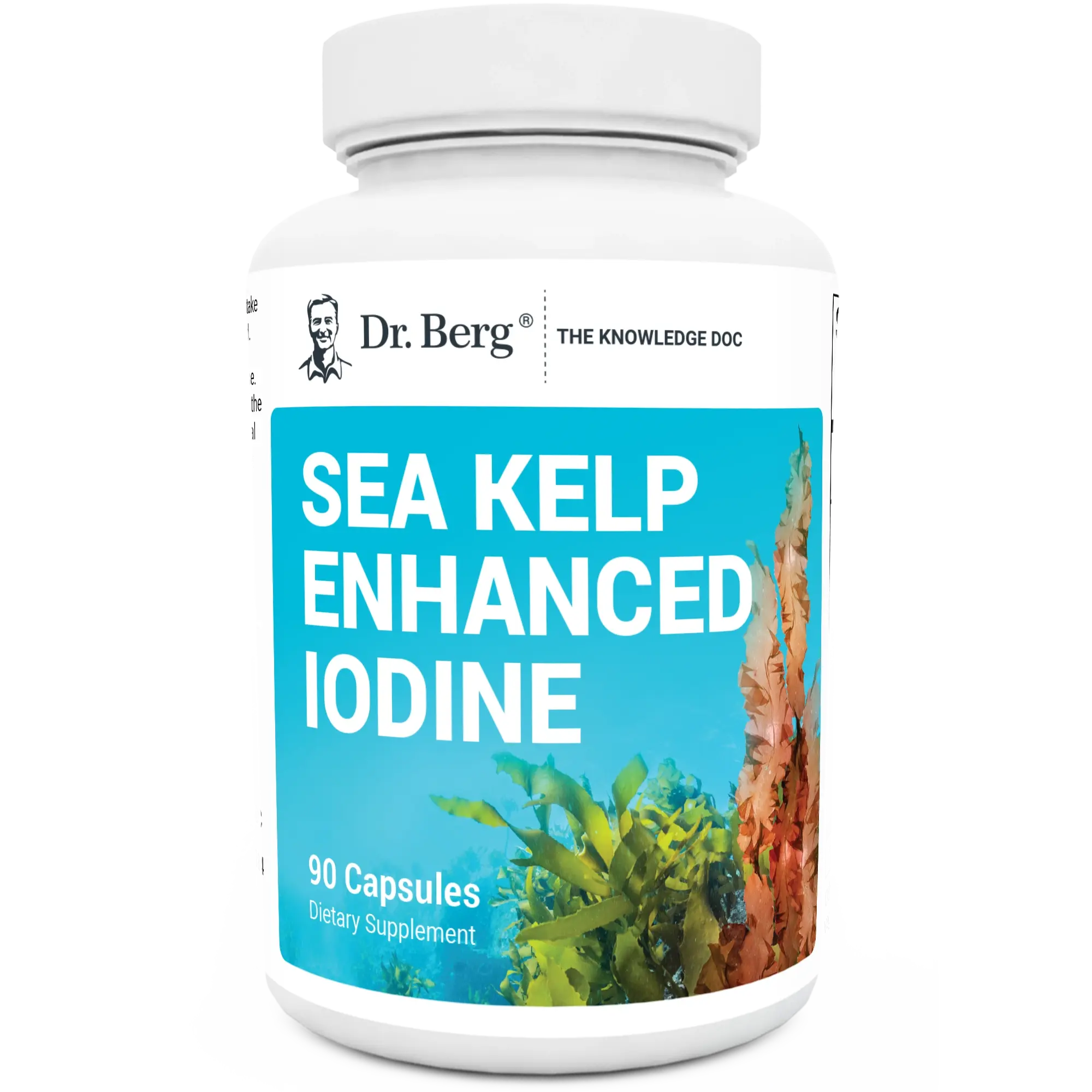 Dr. Berg Sea Kelp Enhanced Iodine - 90 Capsules Fitness Supplement Healthcare Dietary