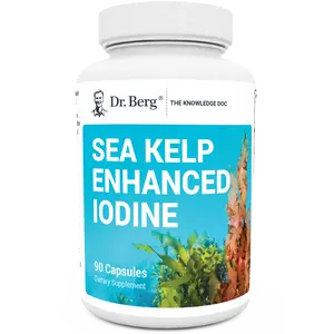 Dr. Berg Sea Kelp Enhanced Iodine - 90 Capsules Fitness Supplement Healthcare Dietary