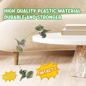 SleekHush Viral Jurassic World Dinosaur Toy Set 5-Pack Safe Bite Finger Toys for Kids 3+ Interactive Fun & Bonding Gift