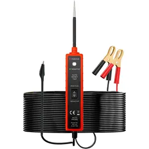 Power Circuit Probe Tester 6V-24V DC Test Light, Automotive Circuit Tester  Short Finder, Component Activation, Polarity Identify, Overload Protection