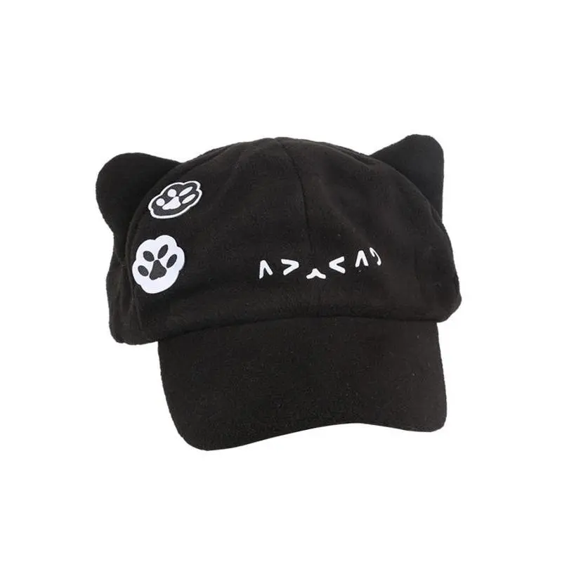 Unisex Cute Style Cat Ear Baseball Cap - Lightweight UV Protection Clothing, Animal Head Cartoon Fashion Accessory for Daily Outdoor, Beach Use