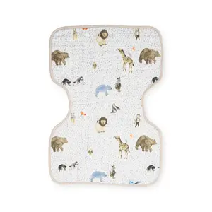 Cotton Muslin Burp Cloth - Party Animals Cotton Muslin Burp Cloth - Party Animals