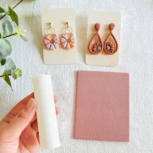 Leather Texture Roller, Reusable Clay Texturing Tool, Ideal for DIY Earrings, Pendants, Polymer Clay, Craft Decoration