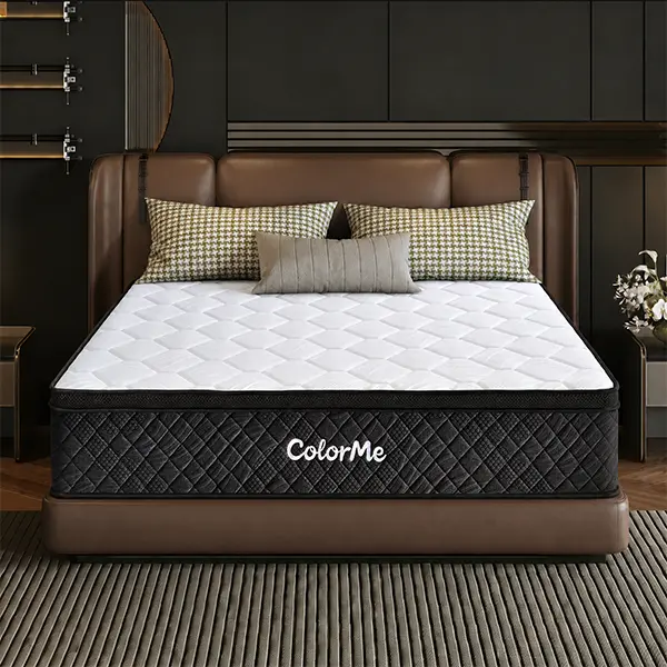 12/14-Inch Memory Foam Hybrid Mattress with Independent Pocket Springs, Plush Feel, Pressure Relief and Motion Isolation, Breathable Mattress in a Box, Twin/Full/Queen/King sohochic