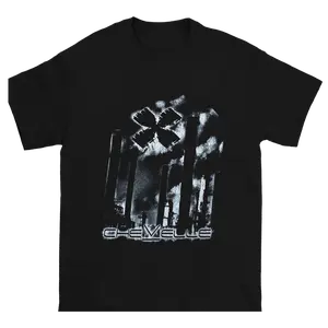 Vintage Chevelle Band Black Unisex Cotton Short Sleeve T-Shirt, Rock Tee, Menswear Top