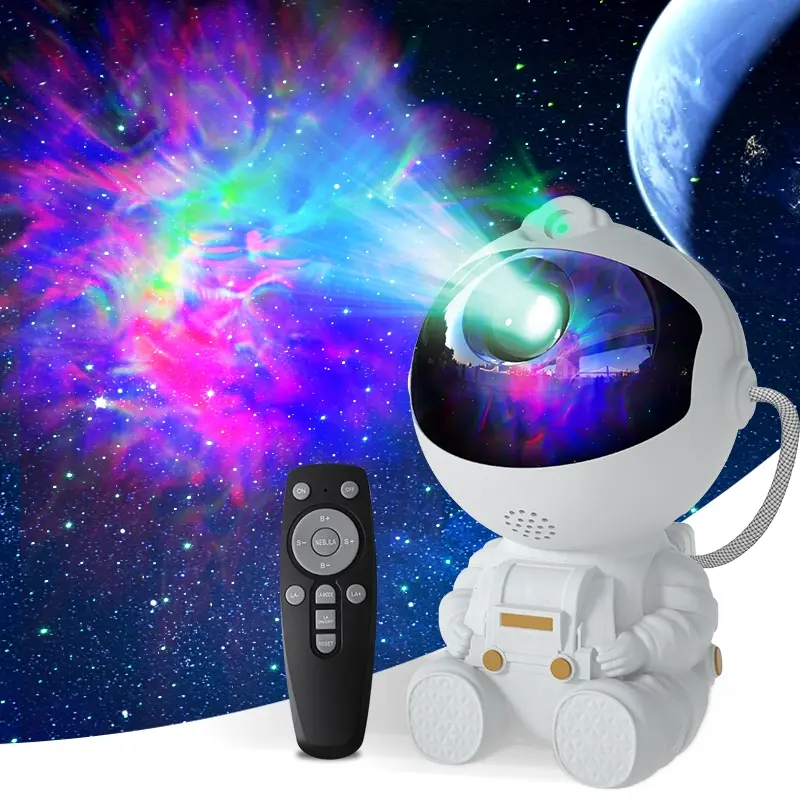Galaxy Star Projector – Astronaut Nebula Projector Lamp, Starry Sky Projector, Backpack Astronaut Design with Remote Control, Ambient Night Light, 360° Rotation, Decorative Room & Ceiling Lighting, Perfect Winter Christmas Gift