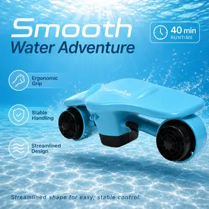 Underwater Scooter for Adults, Dual Motor Sea Scooter, 40 Min Runtime Floating Water Scooter for Snorkeling Pool Diving Swimming and Water Sports