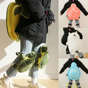 Outdoor Ski Protective Gear Anti-Fall Cartoon Little Turtle Knee Pads Plush Toy for Children and Adults Outdoor Ski Hip Pads