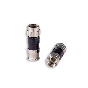 SatelliteSale Indoor/Outdoor Fittings Coaxial Connectors for RG-59 Coax Cables Pack of 25 Pcs