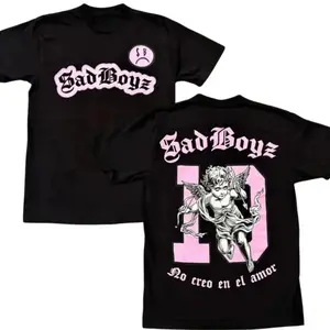 Junior H & Sad Boyz Diez Mi Amor T-shirt, street style, Junior H merchandise, Sad Boys merchandise, cotton unisex T-shirt, round neck, street style, fashionable and versatile with clear print